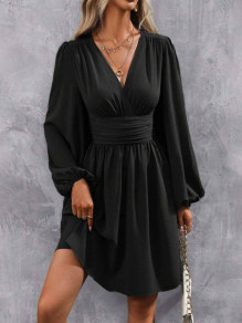 Γυναικείο κλος φόρεμα K6124 μαύρο