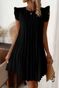 Γυναικείο φόρεμα σολέι K8801 μαύρο