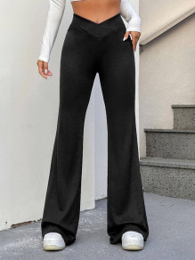 Γυναικείο απλό παντελόνι AR1296 μαύρο