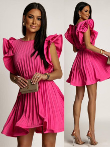 Γυναικείο εντυπωσιακό φόρεμα T241181 φούξια