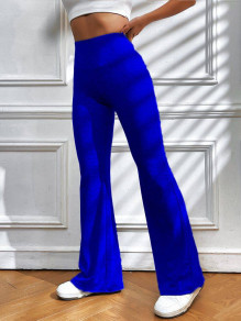 Γυναικείο ριχτό παντελόνι AR1208 μπλε
