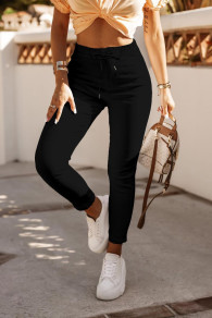 Γυναικείο casual παντελόνι K99288 μαύρο