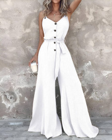 Γυναικεία ολόσωμη φόρμα A1871 άσπρη