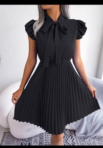 Γυναικείο φόρεμα σολέι 24178A μαύρο