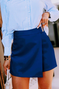 Γυναικείο παντελόνι-φούστα φάκελος A1626 μπλε