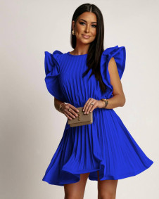 Γυναικείο εντυπωσιακό φόρεμα T241181 μπλε
