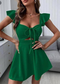 Γυναικείο φόρεμα μίνι 22829 πράσινο