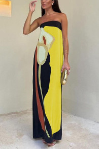  Γυναικείο φόρεμα με print H46593