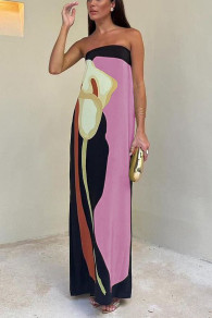  Γυναικείο φόρεμα με print H46594