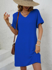 Γυναικείο χαλαρό φόρεμα 306565 μπλε