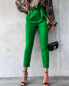 Γυναικείο ψηλόμεσο παντελόνι K201201 πράσινο