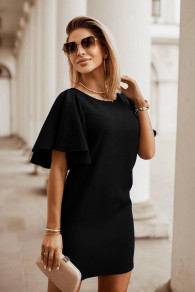 Γυναικείο κοντό φόρεμα 22113 μαύρο