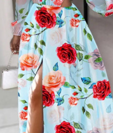 Γυναικείο φόρεμα φλοράλ 612001