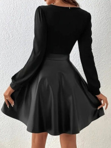 Γυναικείο κλος φόρεμα 7771115 μαύρο