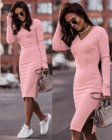 Γυναικείο εφαρμοστό φόρεμα AR3120 ροζ