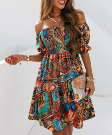 Γυναικείο φόρεμα με print M23841