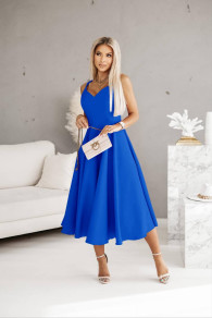 Γυναικείο κλος φόρεμα A0982 μπλε