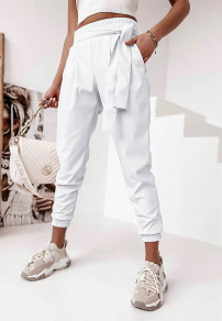 Γυναικείο κλασικό παντελόνι 6317 άσπρο