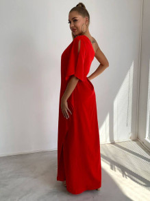 Γυναικείο maxi φόρεμα 1465 κόκκινο