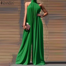 Γυναικεία μακριά φαρδιά ολόσωμη φόρμα 1477 πράσινο