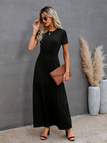Γυναικείο maxi φόρεμα 1476 μαύρο