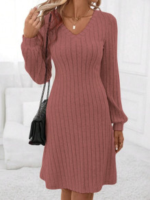 Γυναικείο φαρδύ φόρεμα AR3267 ροζ