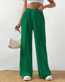 Γυναικείο ριχτό παντελόνι με λάστιχο AR3211 πράσινο