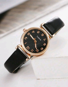 Γυναικείο κομψό ρολόϊ SH7628 μαύρο