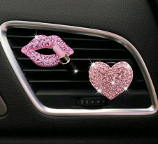 Διακόσμηση για αυτοκίνητο φιλί και καρδούλα SH8778